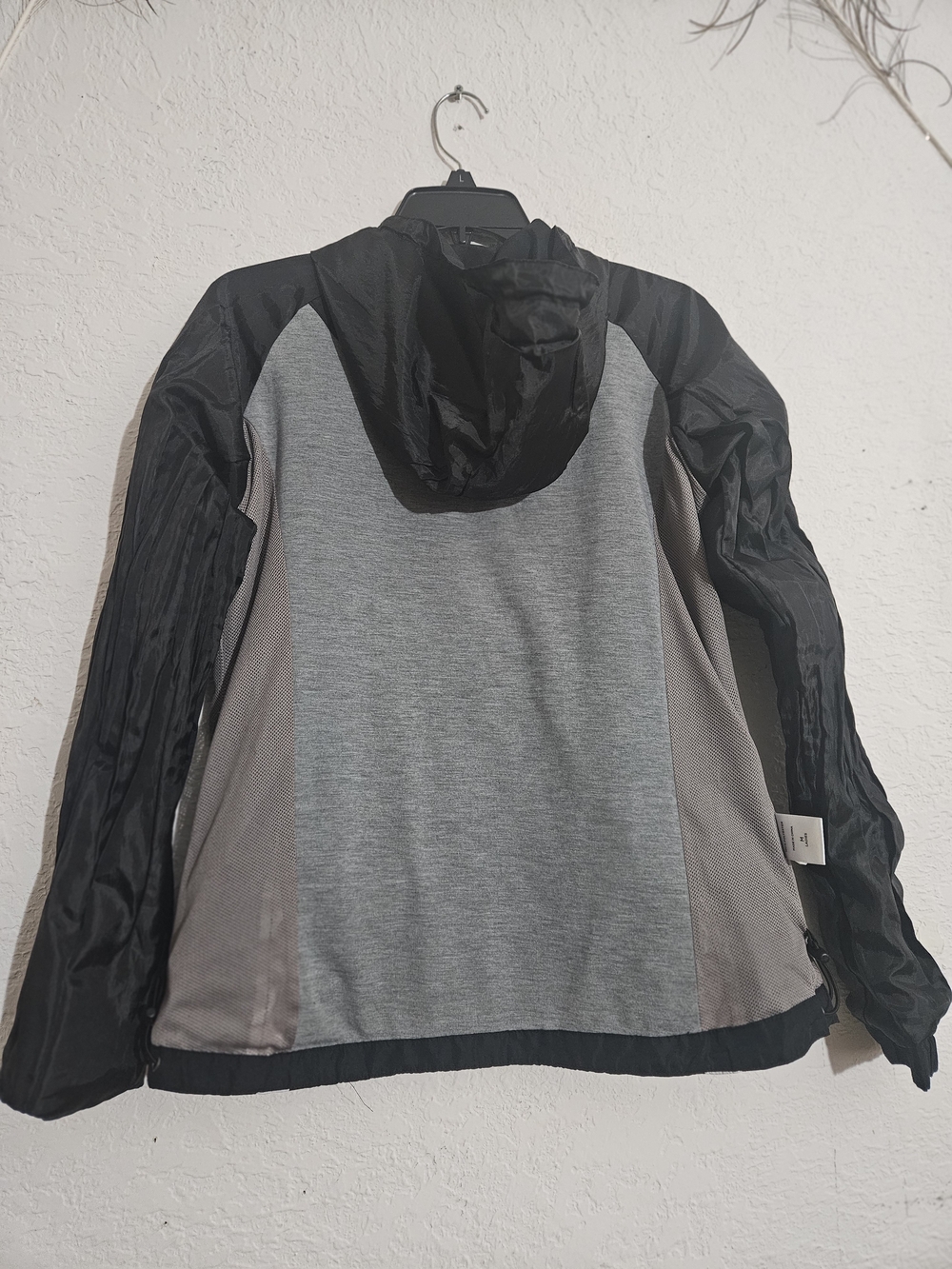 Sport-Tek Women's Windbreaker Jacket - Black & Gray